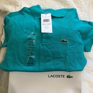 Lacoste kids polo shirt. New with tag.